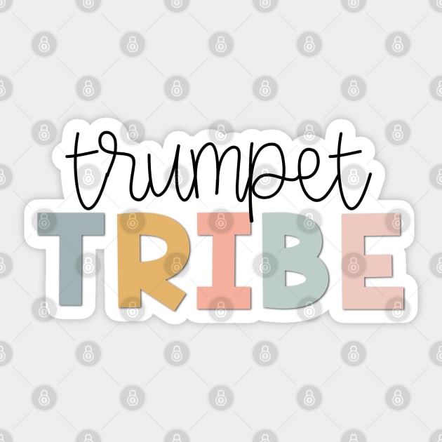 Trumpet Tribe Muted Pastels Sticker by broadwaygurl18